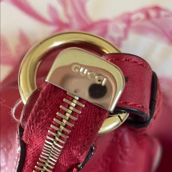 Gucci Valentine Edition Leather Guccisima Satchel - Picture 5 of 16